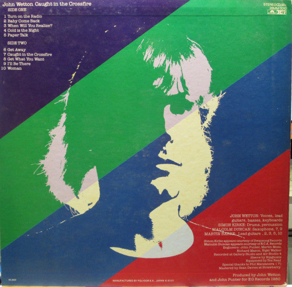 Release: Caught In The Crossfire-Vinyl-Japan-1980-28MM 0010-6708473
