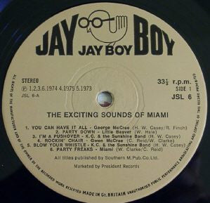 Master Release: The Exciting Sounds Of Miami by Various