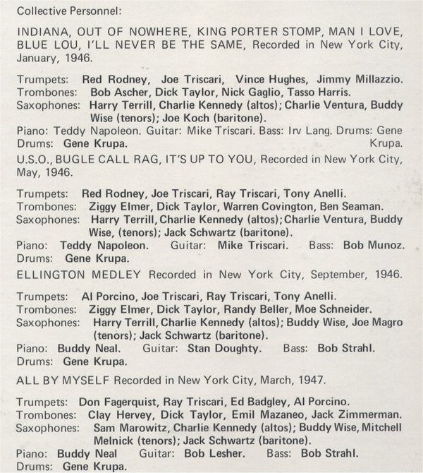 (1946-47) - Instrumentals Never Before On Record