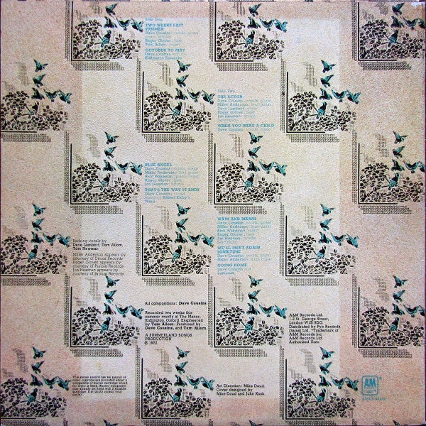 Release: Two Weeks Last Summer-Vinyl-UK-1972-AMLS 68118-1692011