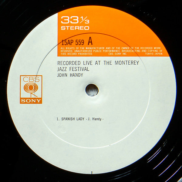 Recorded Live At The Monterey Jazz Festival