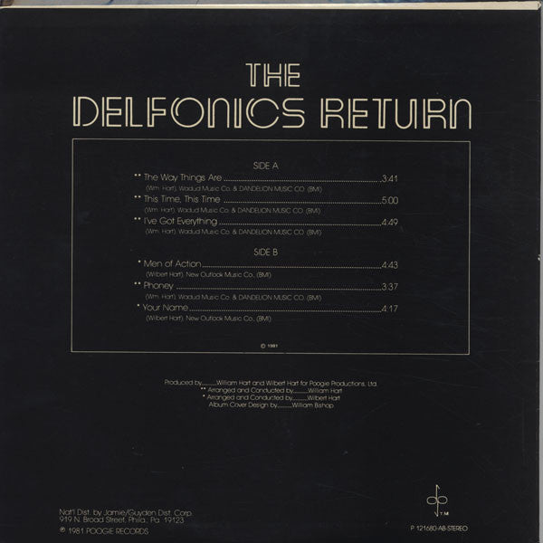 Master Release: Delfonics Return by The Delfonics
