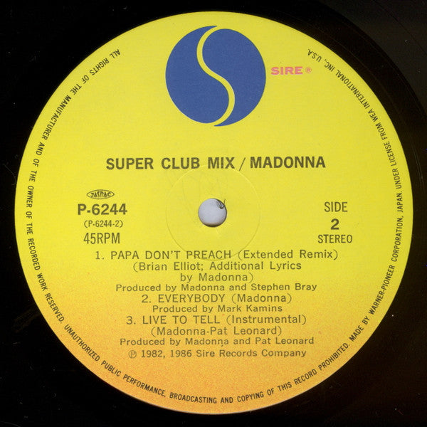 True Blue (Super Club Mix) = スーパー･クラブ･ミックス