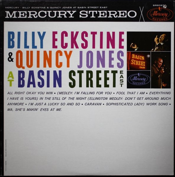 Master Release: At Basin Street East by Billy Eckstine
