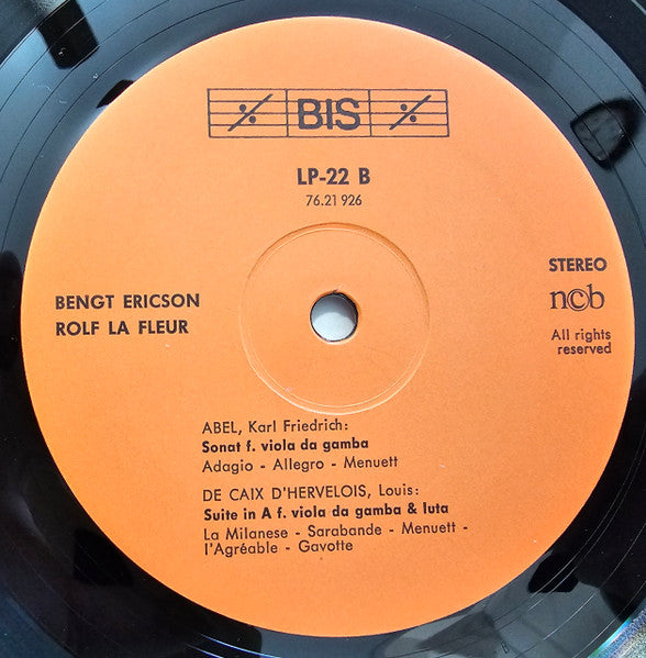 Ortiz, Morley, Dowland, Rauh, Newsidler, Ballard, Robinson, Abel, De Caix D'Hervelois