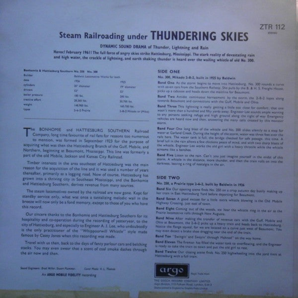 Master Release: Steam Railroading Under Thundering Skies by No Artist