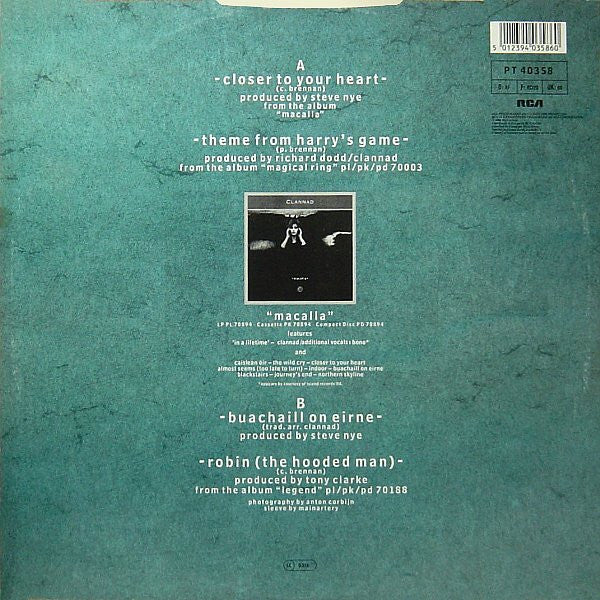 Release: Closer To Your Heart-Vinyl-Europe-1986-PT 40358-1856940