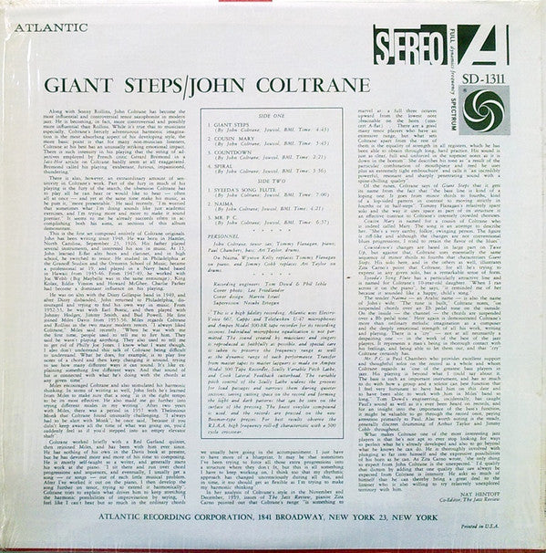 Release: Giant Steps-Vinyl-US-1975-SD 1311, 1311-5552414