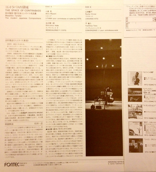 The Space of Contrabass