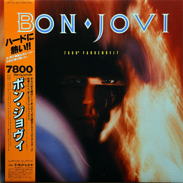 Release: 7800° Fahrenheit-Vinyl-Japan-1985-28PP-1001-3912449