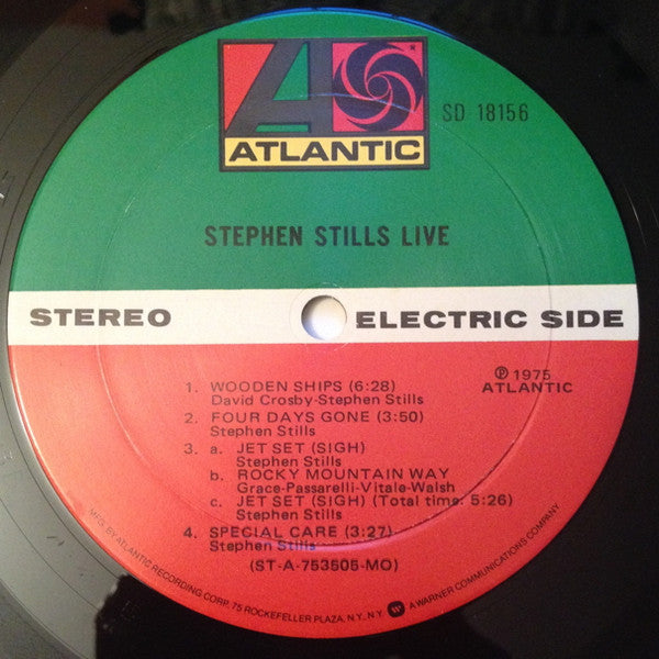 Release: Stephen Stills Live-Vinyl-US-1975-SD 18156-6262727