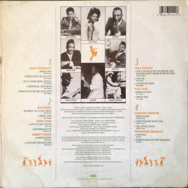 Release: New Orleans Jazz And Heritage Festival 1976-Vinyl-US-1989-R1 71111-2587337