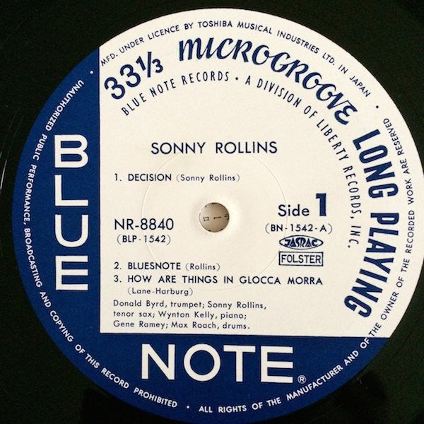 Sonny Rollins Volume 1