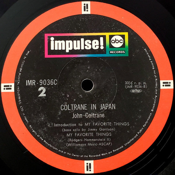 Coltrane In Japan