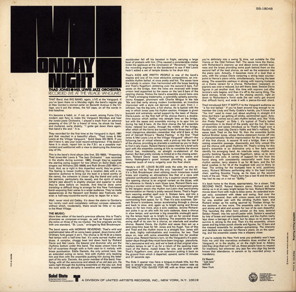 Release: Monday Night-Vinyl-US-1969-SS 18048, SS-18048-3224759