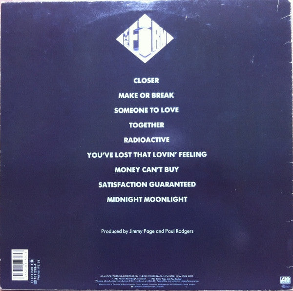 Release: The Firm-Vinyl-Europe-1985-781 239-1-5646997
