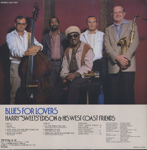 Master Release: Blues For Lovers by Harry Edison