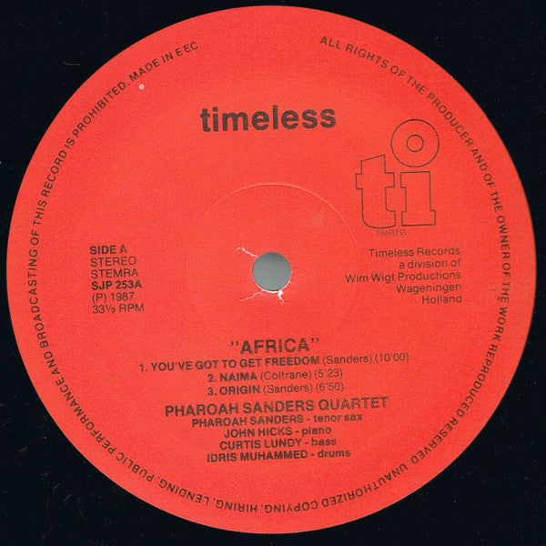 Master Release: Africa by Pharoah Sanders