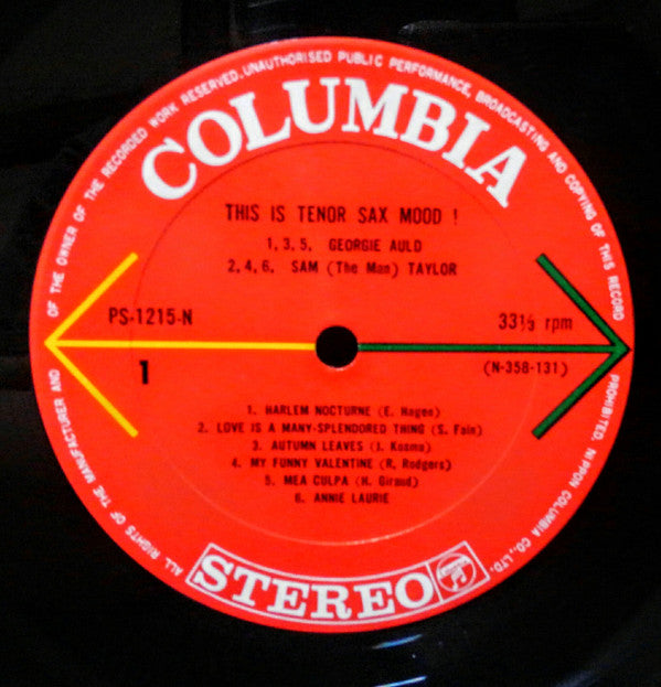 This Is Tenor Sax Mood!