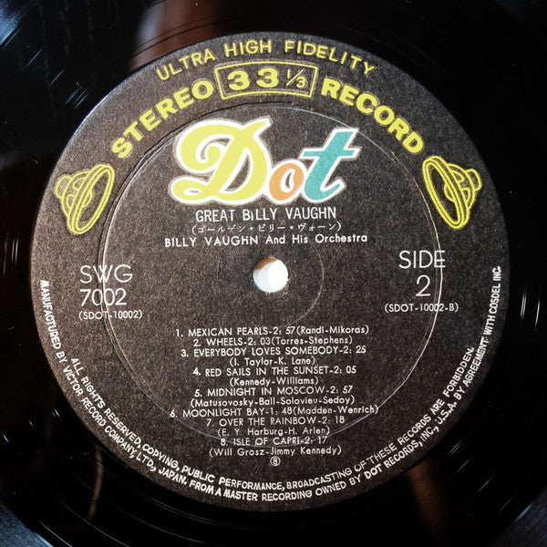Great Billy Vaughn = ゴールデン・ビリー・ヴォーン