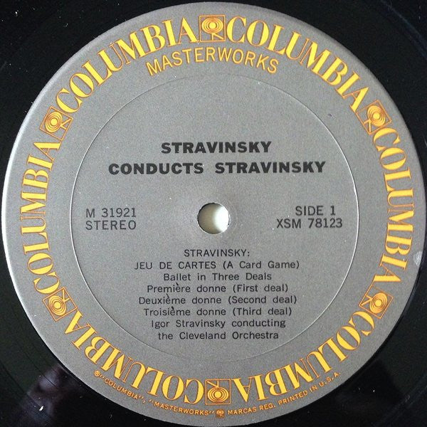 Stravinsky Conducts Stravinsky: Jeu De Cartes (A Card Game) • Scènes De Ballet • Bluebird-Pas De Deux