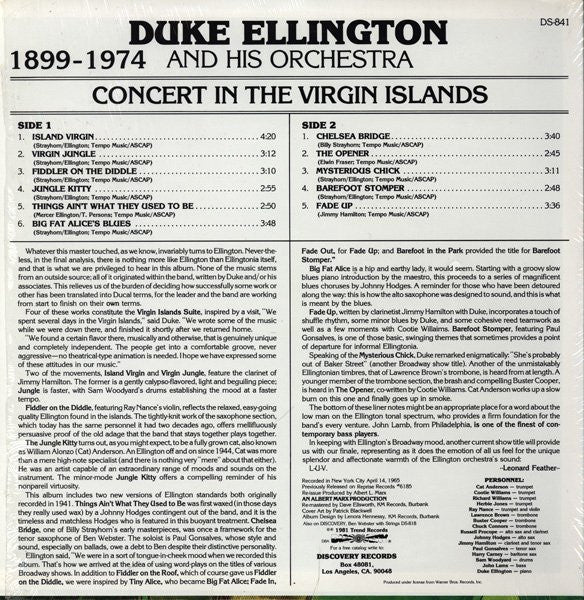 Concert In The Virgin Islands