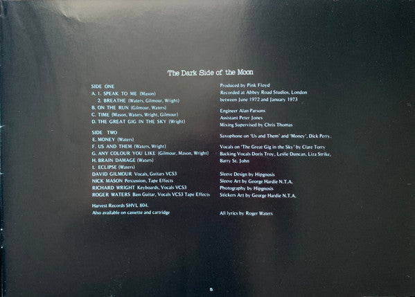 The Dark Side Of The Moon = 狂気