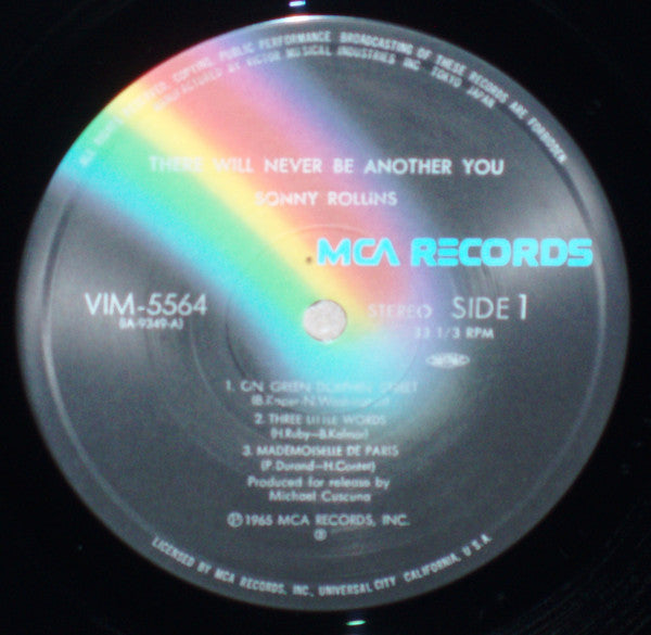 Master Release: There Will Never Be Another You by Sonny Rollins