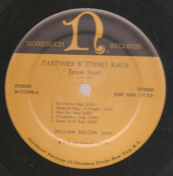 Pastimes & Piano Rags