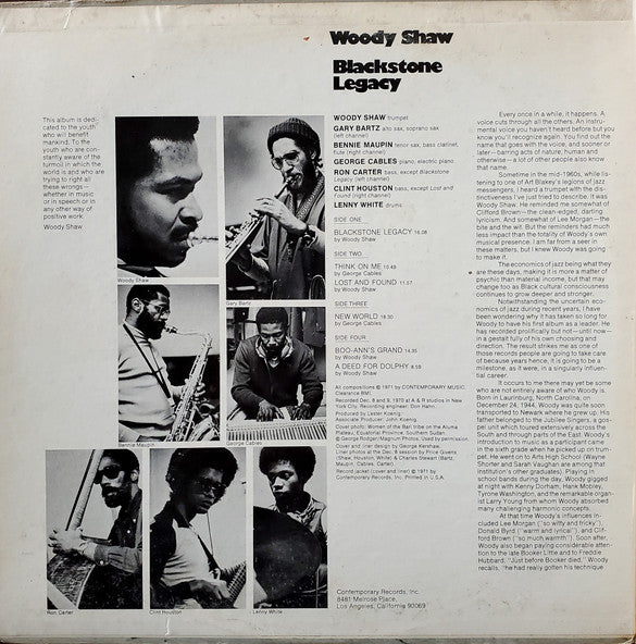 Master Release: Blackstone Legacy by Woody Shaw