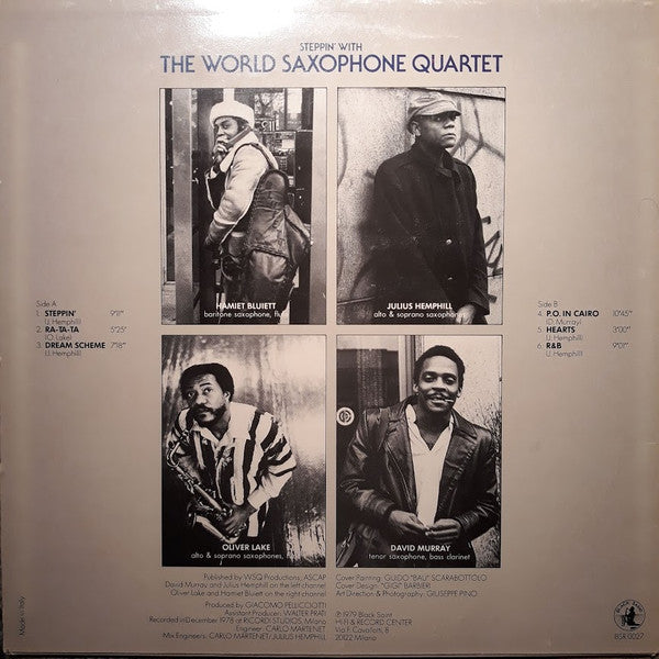 Release: Steppin' With The World Saxophone Quartet-Vinyl-Italy-1979-BSR 0027-2472021