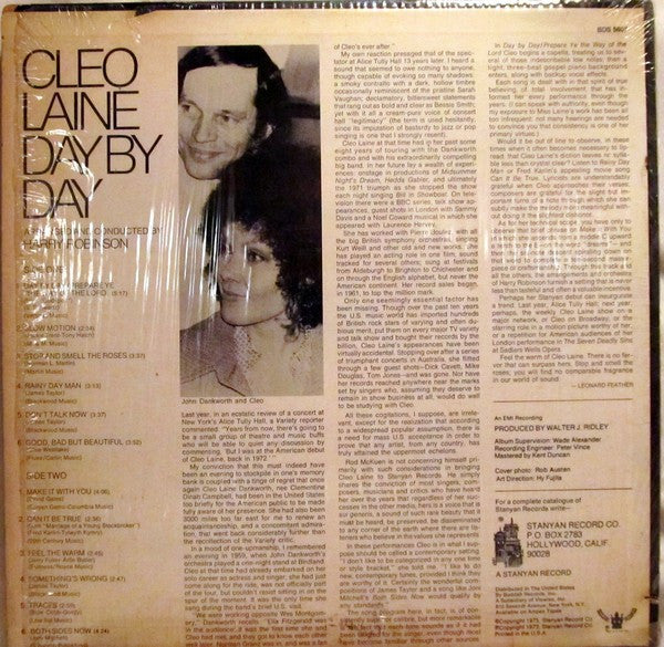 Master Release: Day By Day by Cleo Laine