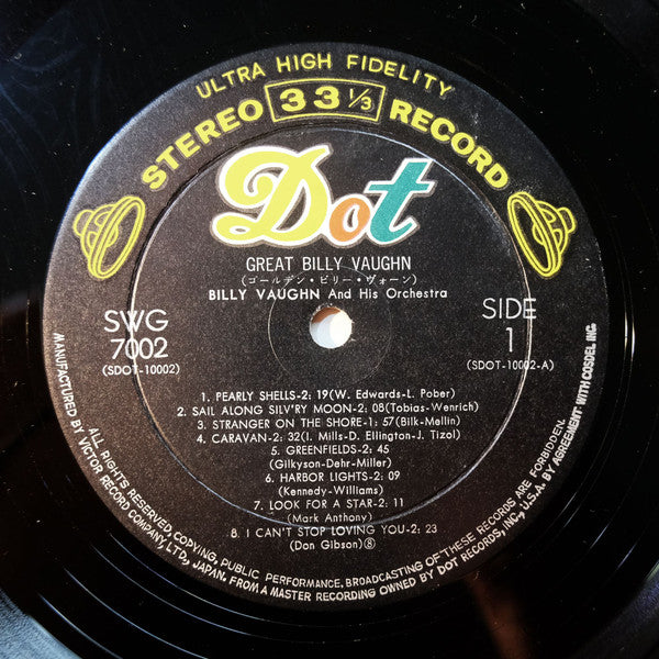 Great Billy Vaughn = ゴールデン・ビリー・ヴォーン