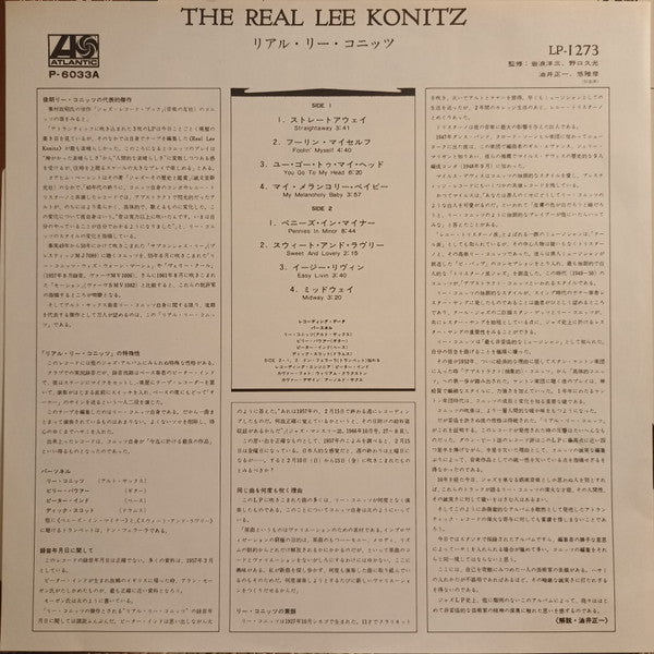 The Real Lee Konitz
