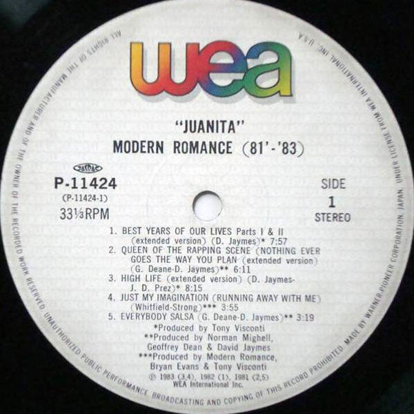 Juanita - Modern Romance (81' - '83)