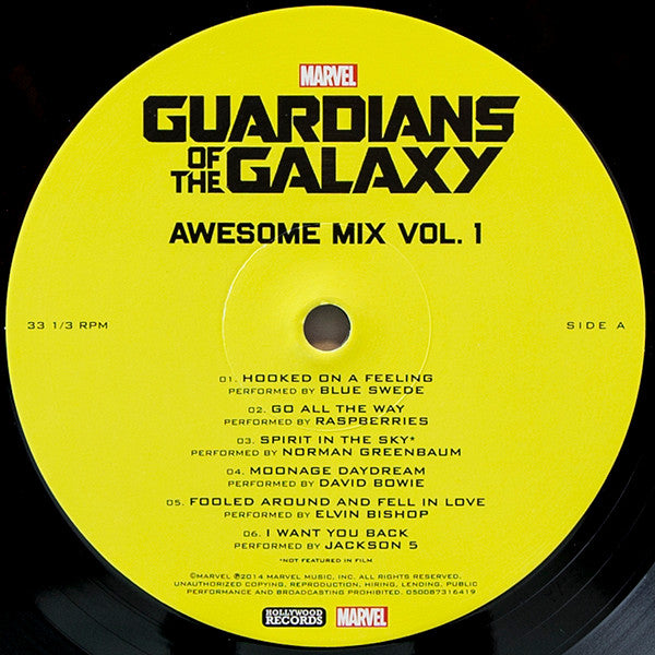 Guardians Of The Galaxy Awesome Mix Vol. 1