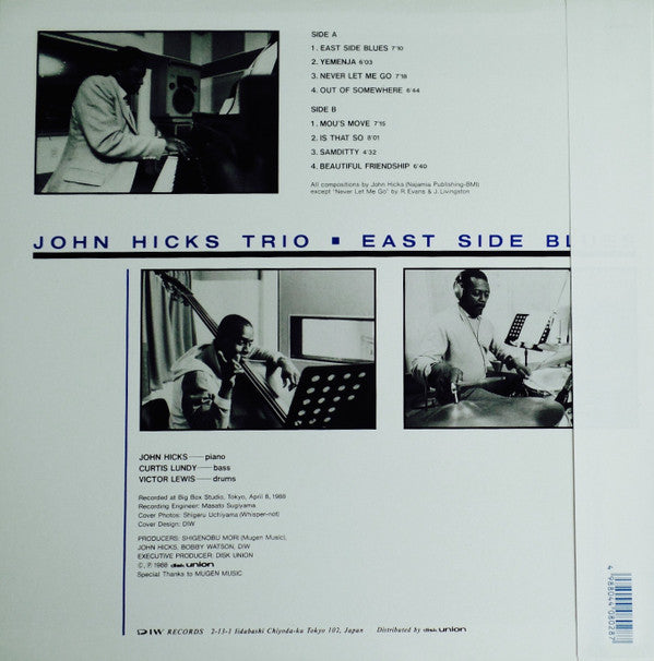 Master Release: East Side Blues by John Hicks Trio