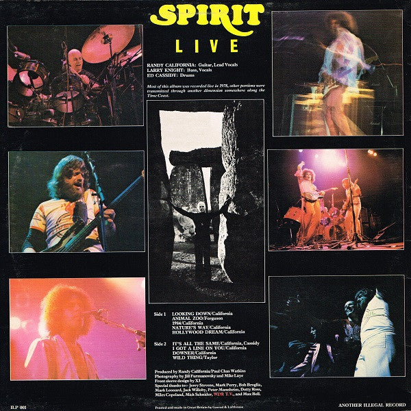 Release: Live-Vinyl-UK-1978-ILP 001-2006388