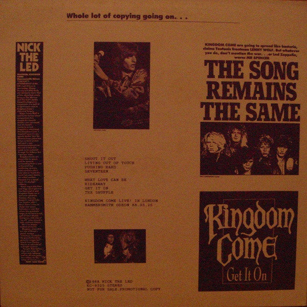 Master Release: The Song Remains The Same by Kingdom Come (2)
