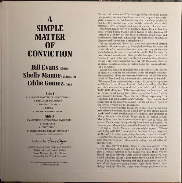 A Simple Matter Of Conviction