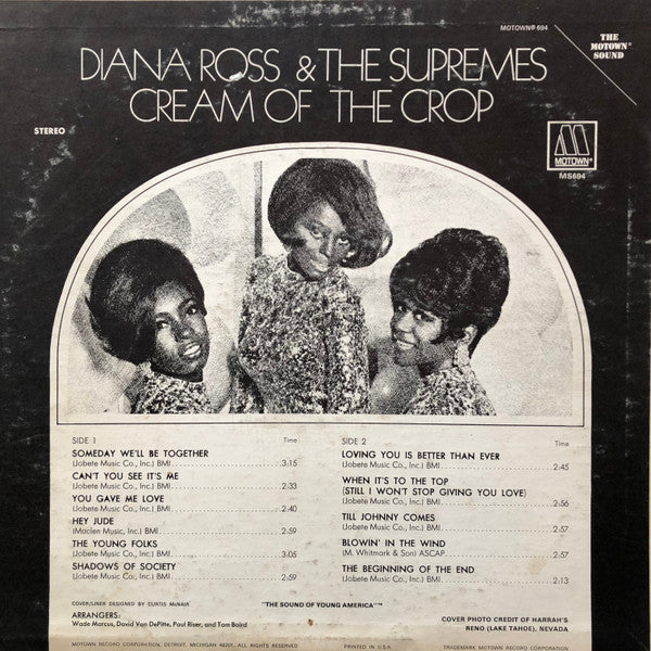 Release: Cream Of The Crop-Vinyl-US-1969-MS 694, MS-694-2898659