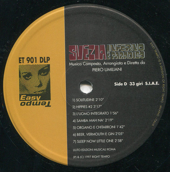 Svezia, Inferno E Paradiso (The Original Complete Motion Picture Soundtrack)