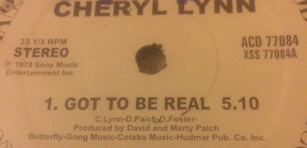 Master Release: Got To Be Real / Come In From The Rain by Cheryl Lynn