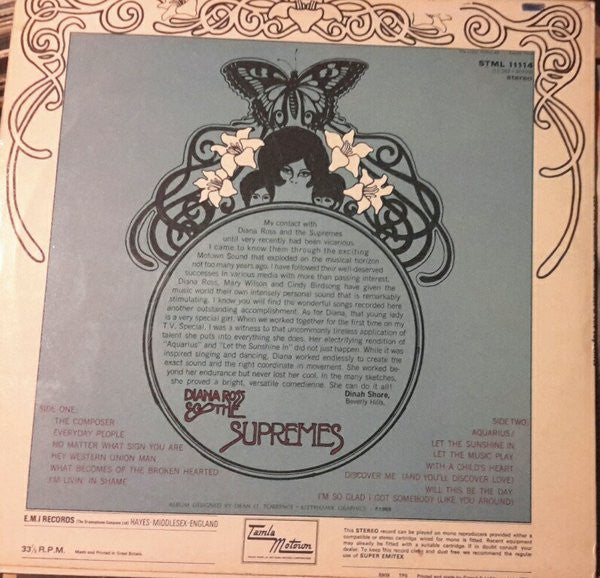 Release: Let The Sunshine In-Vinyl-UK-1969-STML 11114, 1E 062 ◦ 90299-4593507