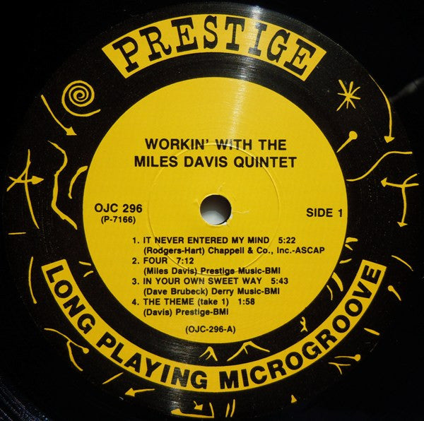 Workin' With The Miles Davis Quintet