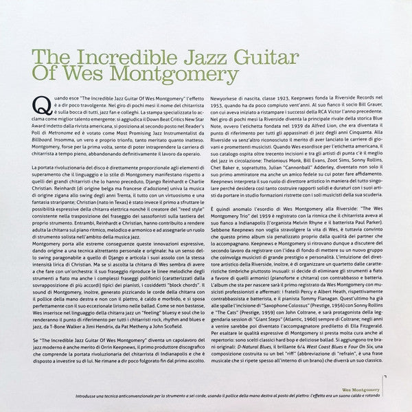 The Incredible Jazz Guitar Of Wes Montgomery