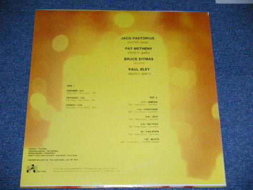 Pastorius / Metheny / Ditmas / Bley