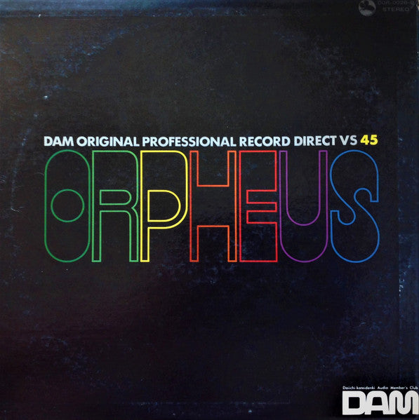 DAM Original Professional Record Direct Vs 45