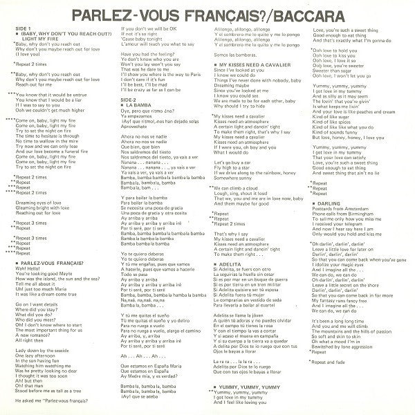 Parlez-Vous Français?