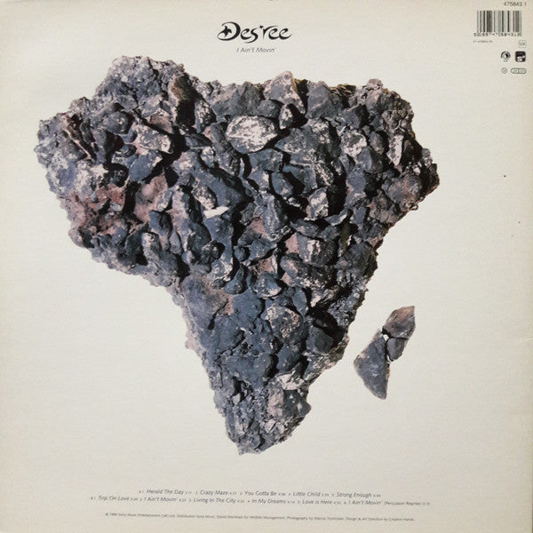 Release: I Ain't Movin'-Vinyl-Europe-1994-475843 1, 475843 1-1828455